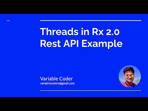 Threads in RxJava with Rest API data fetching example