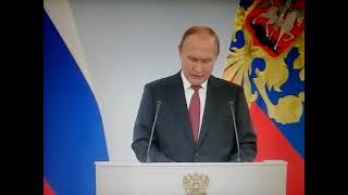 Выступление Владимира Путина После Присоединения Новых Территорий . Самое Главное !!