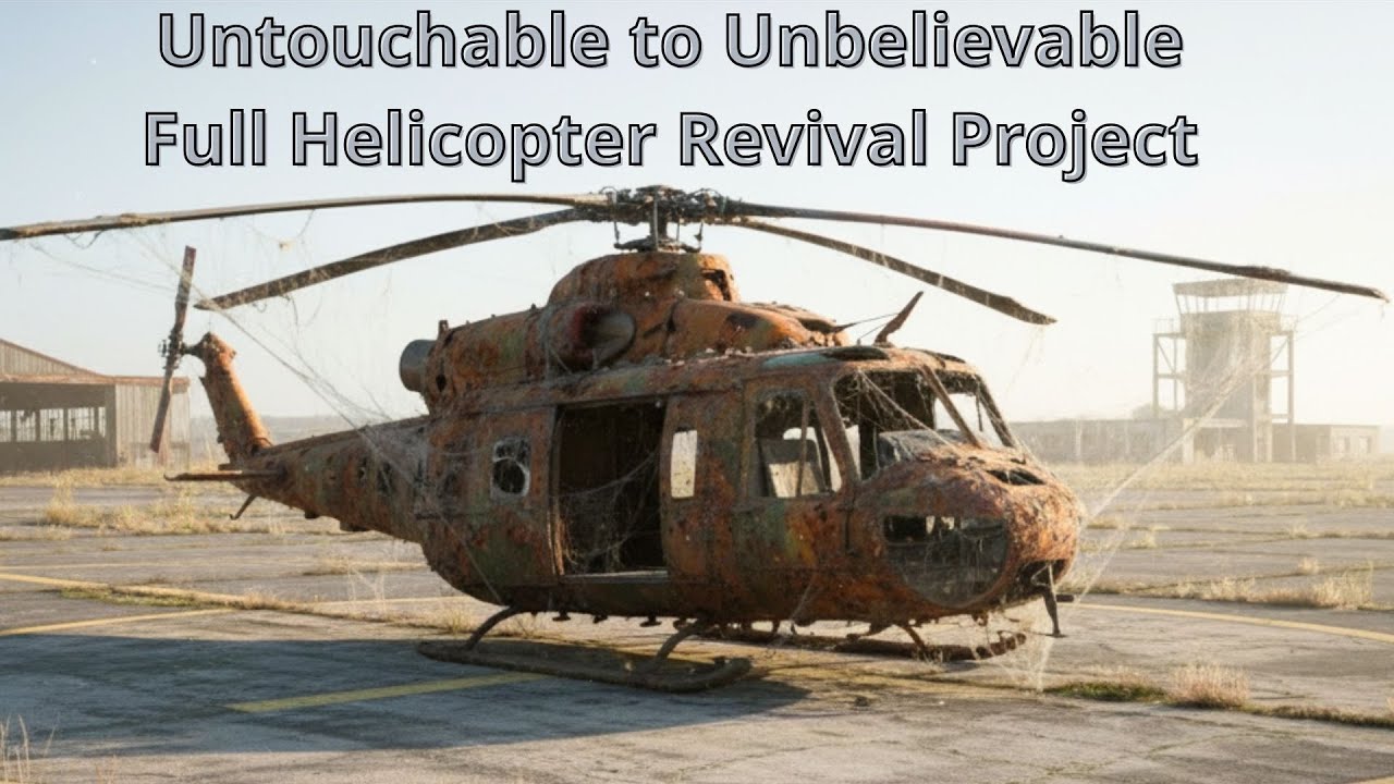 Insane Helicopter Restoration — Turning Rust Into a Super Machine
