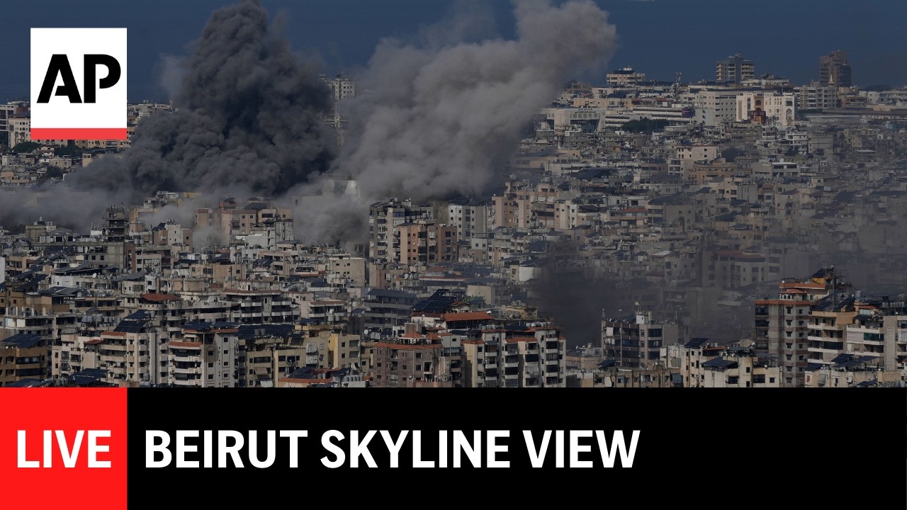 LIVE: Beirut skyline as Israeli military ramps up operations in Lebanon