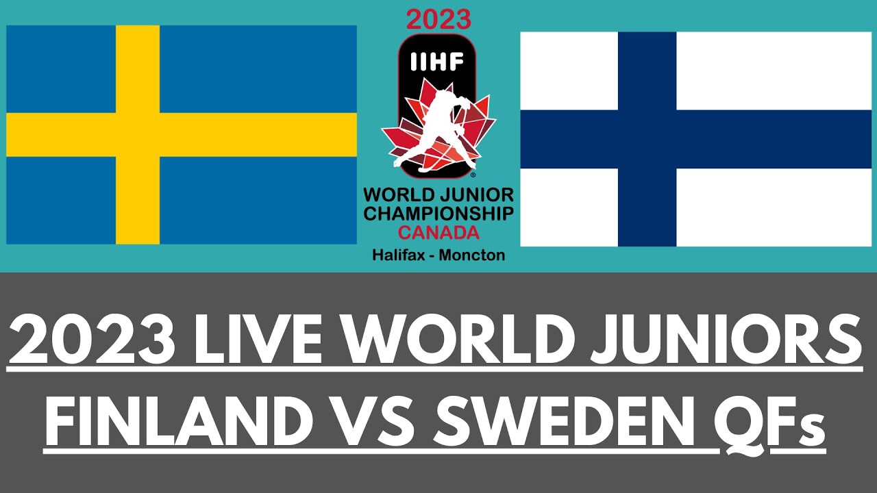 🔴 Sweden U20 vs Finland U20 World Juniors Quarter-Final LIVE Stream! World Junior Championships 2023