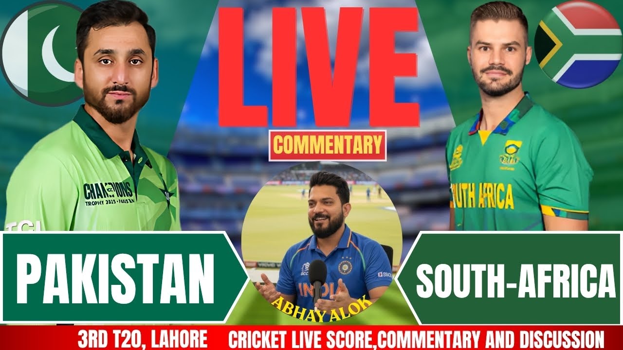 Pakistan vs South Africa | T20 Match | Live Cricket Score & Commentary | PAK vs SA