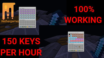 Easy Key Farming In NETHERGAMES SKYBLOCK