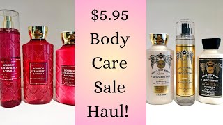I got SO MANY products!!! | $5.95 Body Care Sale Haul