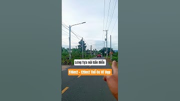 Đường Xá Hạ Tầng Đẹp Bài Bản / 15,2 x 34,1 + 120m2 Thổ Cư Đô Thị Cách Biển Phước Hải 4,5km