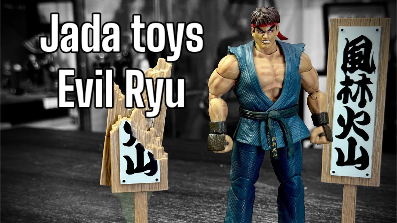 Jada toys SDCC exclusive Evil Ryu from Street Fighter 2