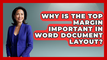 Why Is The Top Margin Important In Word Document Layout? - Docs and Sheets Pro