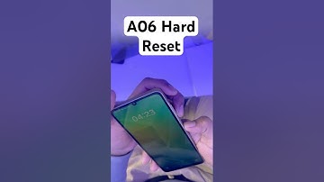 Samsung A06 hard reset/ factory reset / Reboot