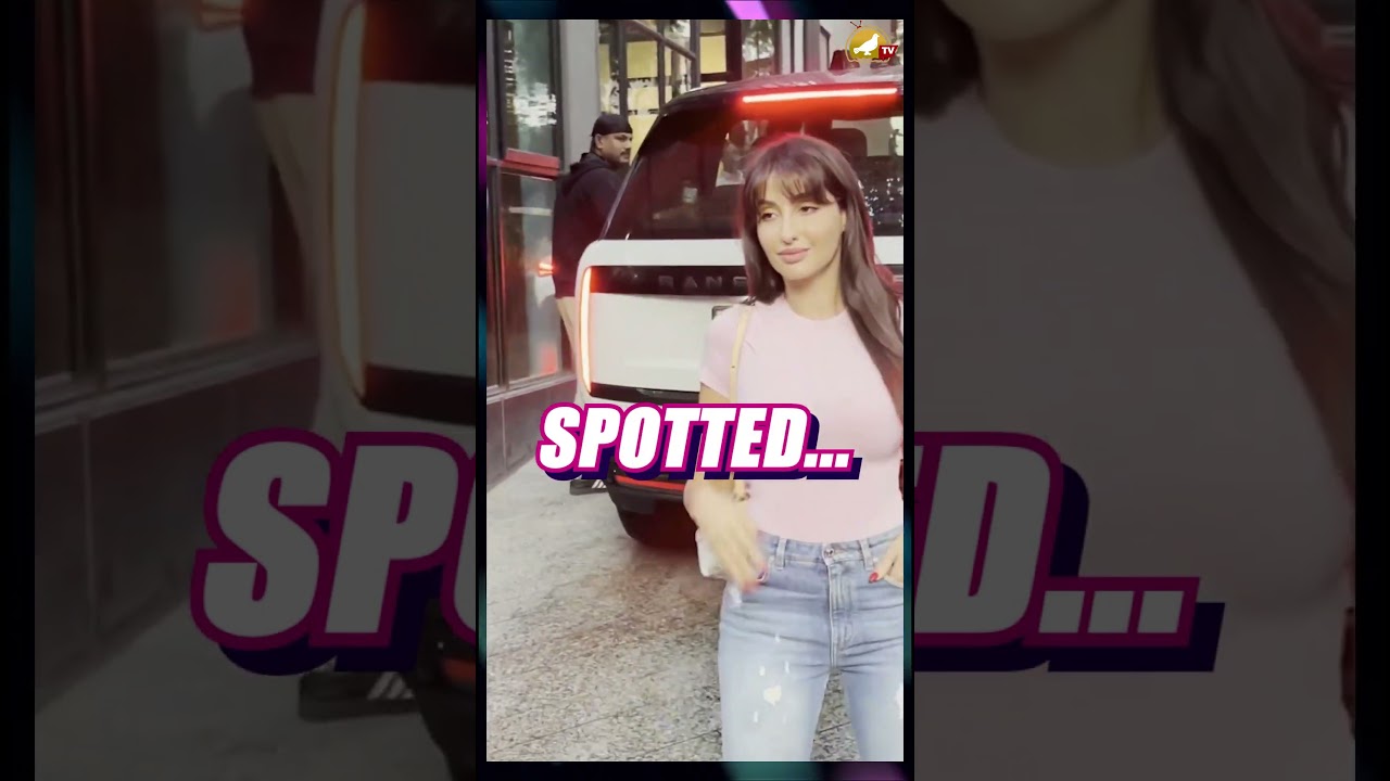 Nora Fatehi spotted in a casual look, | Siasat tv Bollywood Spotlight   