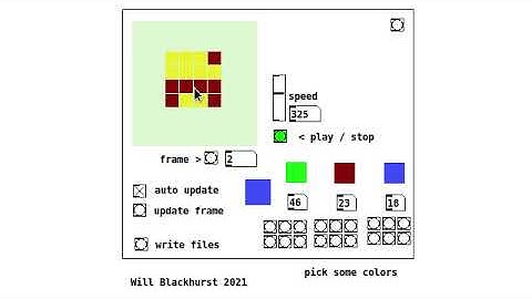 Animation Toy    -  Pd Puredata -   Will Blackhurst
