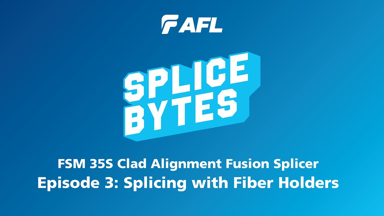 FSM 35S Clad Alignment Fusion Splicer: Episode 3 | Splicing with Fiber Holders
