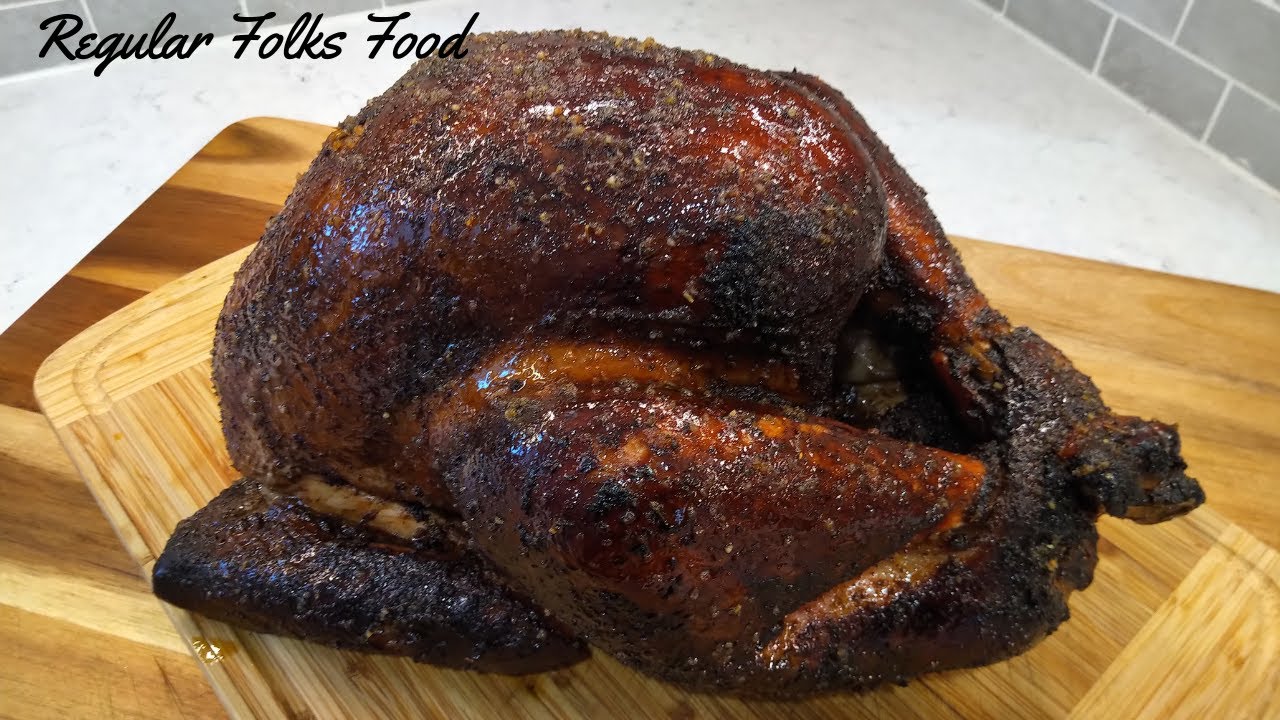 Injected Cajun Smoked Turkey w/ Bourbon Honey Glaze - YouTube