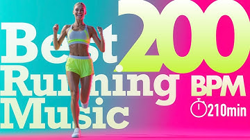 210-Minute 200BPM Running Music | Sprint & HIIT Power Mix | Push Your Limits in Training