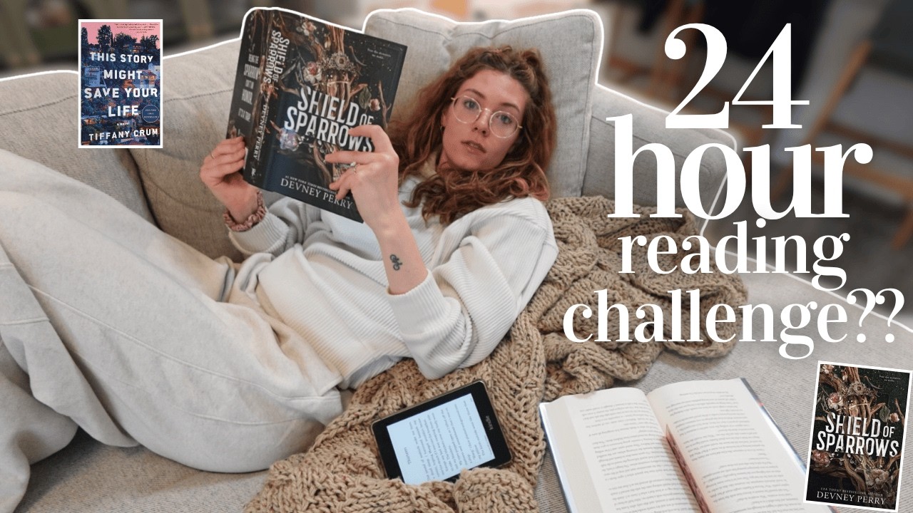 can I read for 24 hours in one weekend?⏰📖spoiler free reading vlog ...