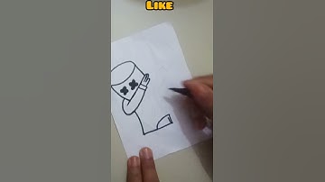 Marshmallow drawing