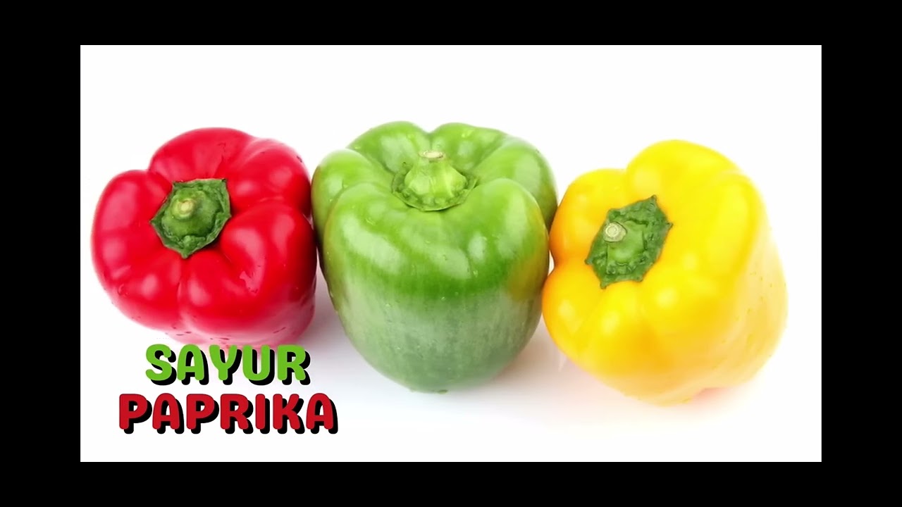 Belajar nama nama buah dan sayur 