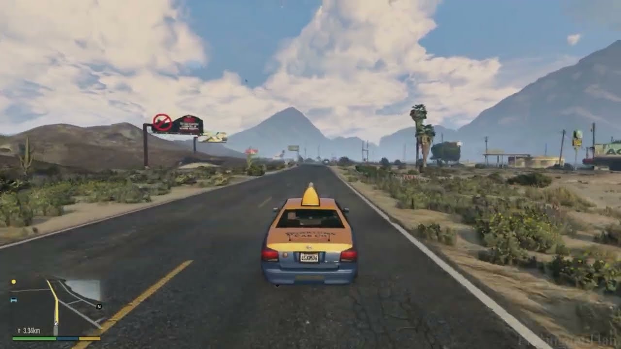 Trabajando como Taxista en GTA V 2# [PS4].