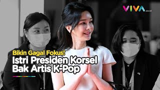 BIKIN PANGLING! Pesona Istri Presiden Korsel di KTT G20 Bak Artis K-Pop!