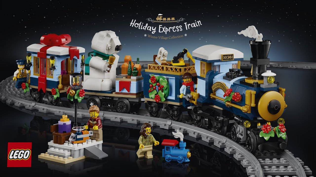Icons - Holiday Express Train - Winter Village Collection LEGO instructions