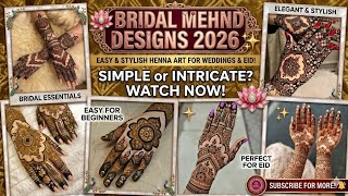 Bride Special Hands Mehndi Designs 2026/Easy Henna Art/Hath ki mehndi/mehandi/mehndi design  screenshot 2