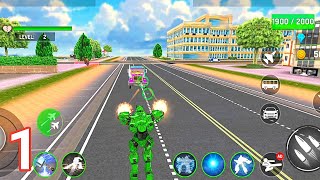 Army Bus Robot Car Battle Game 3D Android Gameplay Walkthrough #1 screenshot 3