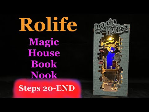 Rolife Magic House Book Nook Steps 20-END 