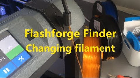 Flashforge Finder - Changing Filament