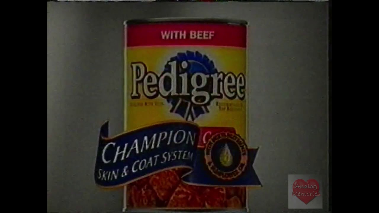 Pedigree Dog Food Television Commercial 1999 YouTube