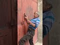 Rural life, the key can't reach the lock