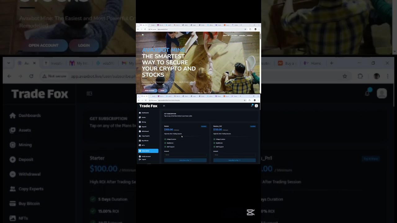 Create Copy Trading investment website