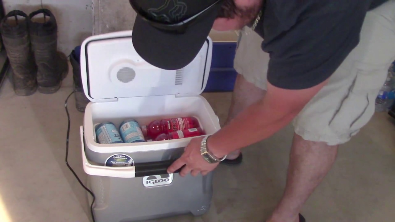 igloo 28 quart electric cooler