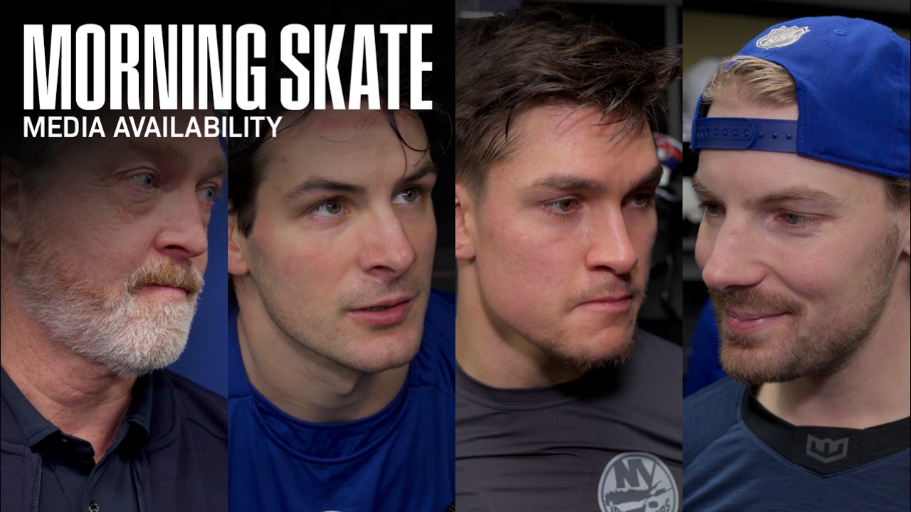 New York Islanders Morning Skate Availability | NYI at VAN