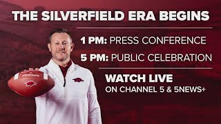 What to know about new Arkansas coach Silverfield's introduction and celebration on Dec. 4