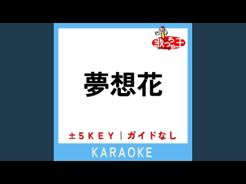 夢想花 (ガイド無しカラオケ) +2Key (原曲歌手:円広志)