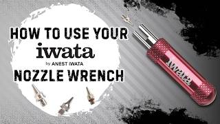 Remove your airbrush nozzle safely with Iwata Precision Nozzle Wrench nozzle tool for iwata airbrush