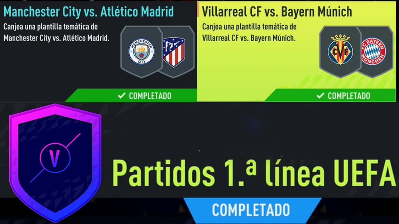 PARTIDOS DE PRIMERA LINEA UEFA | PARTIDOS CLAVE UEFA | DESAFÍO SBC | FIFA 22 | POLLITOYEISON