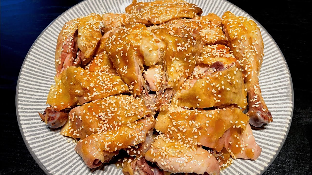 【沙姜芝麻鹽焗雞】電飯煲焗 做法簡單 Rice cooker Saltbaked Chicken YouTube