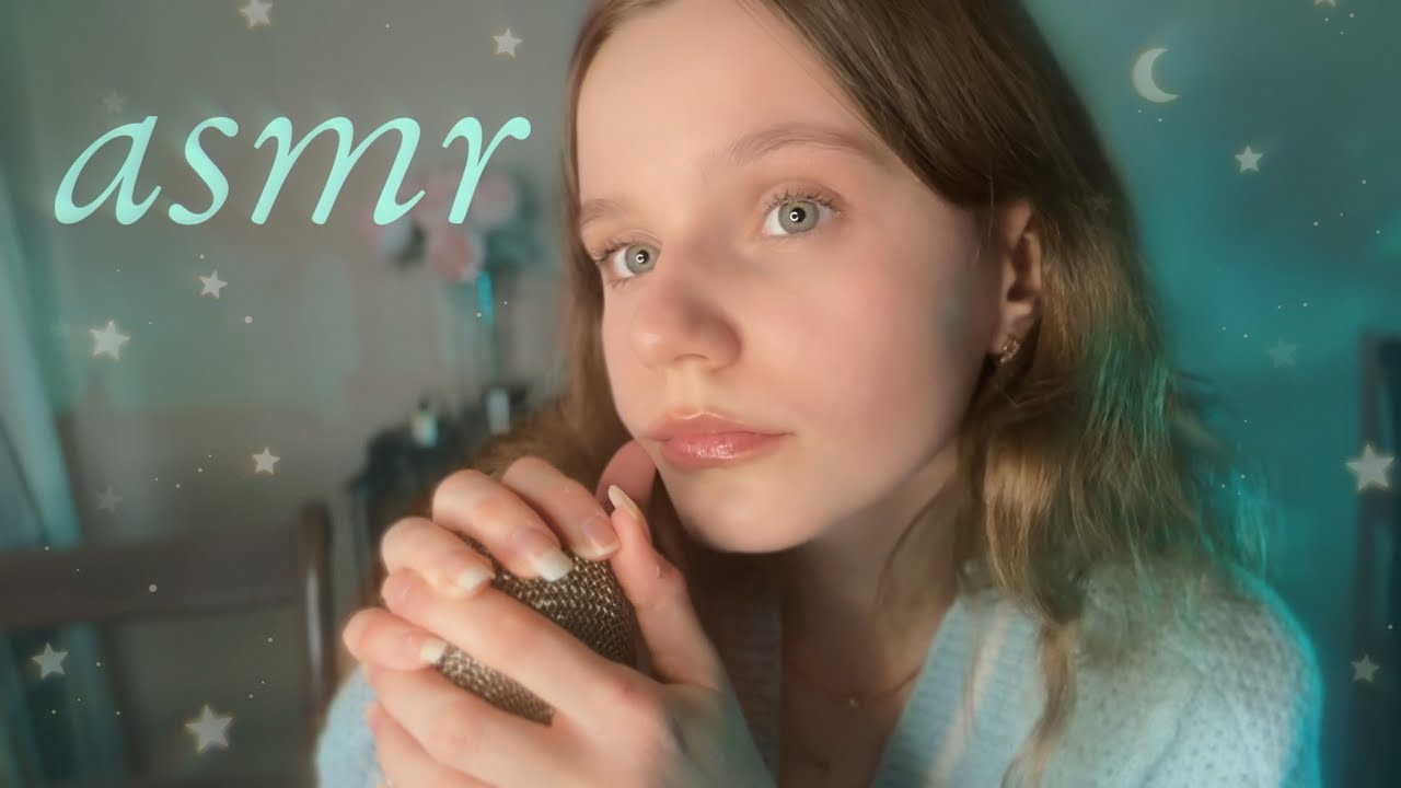 асмр сжимание микрофона ₊˚⊹ ᰔ звуки рта и рук ꩜ asmr mouth sounds & mic gripping