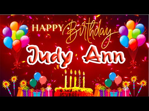 Judy Ann Happy Birthday Song Judy Ann Ultimate Birthday Surprise