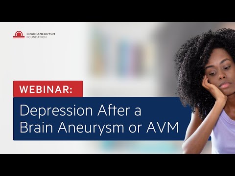 Learn how to overcome depression after a brain aneurysm or AVM Webinar