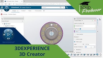 3DEXPERIENCE 3D Creator – Circular Pattern