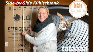 Braucht man wirklich eine SidebySide Kühlschrank❓⁉⁉ Unboxing und Test  LG 461