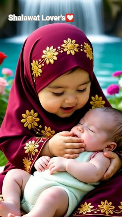 Shallallahu 'ala Mukhammad💟💘 #shalawat #islamicvideo #islamicshorts #funnybaby
