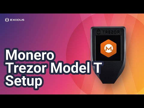 How to set up Monero (XMR) on Trezor Model T