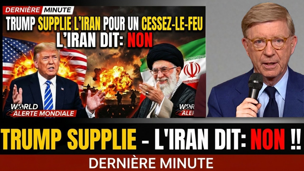Trump supplie l'Iran de décrocher un cessez-le-feu après avoir déclenché la guerre, L'Iran dit: NON