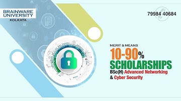 10-90% Tuition Fee Waiver | BSc (H) Advanced Networking & Cyber Security | Brainware University