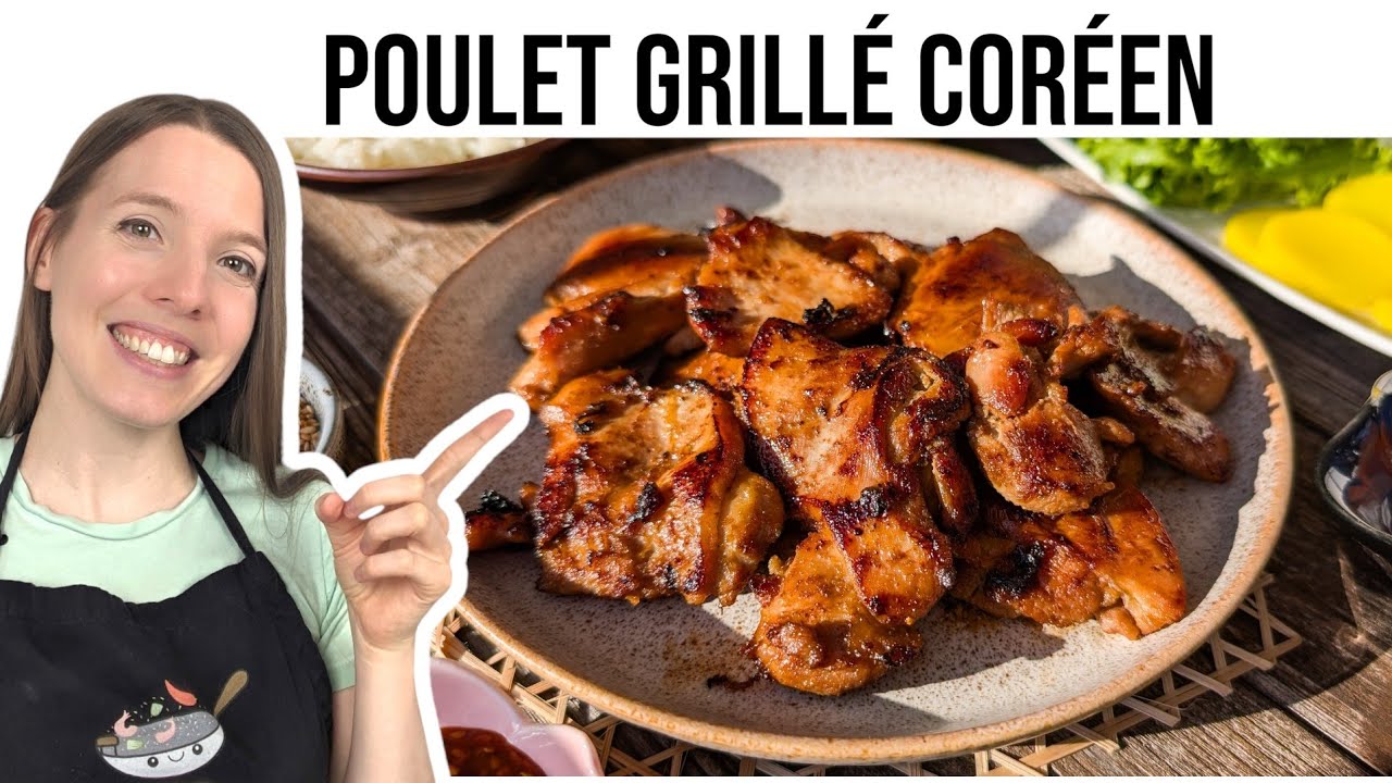 POULET BULGOGI - Recette pour BBQ Coréen Maison - HOP DANS LE WOK