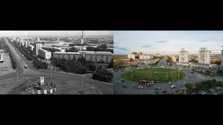 Как менялся город Красноярск с 1960-х до 2010-х. Soviet Union. Russia
