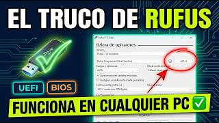 ✅ El Truco de Rufus que NADIE te Enseña | USB Booteable UEFI y Legacy