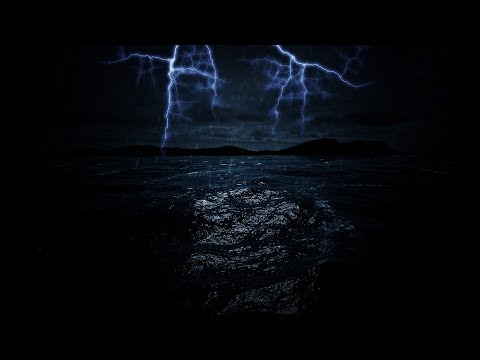 Relax with Powerful Ocean Thunder and Rainstorm Sounds | I Want to Sleep with Thunderstorms and You?